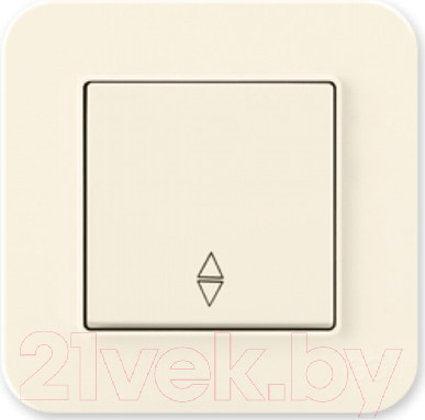 Изображение товара Выключатель Gunsan Eqona 01401200-150107 (кремовый)