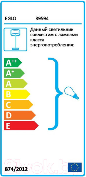 Изображение товара Торшер Eglo Salvezinas 39594