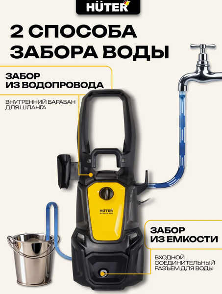 Изображение товара Мойка высокого давления Huter M195-PW-PRO (70/8/17)