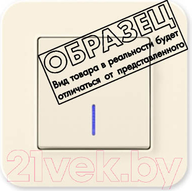 Изображение товара Выключатель Gunsan Eqona 01401200-150102 (кремовый)