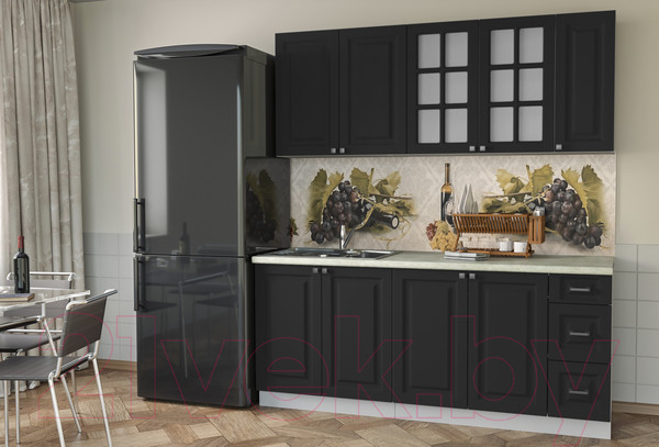 Изображение товара Кухонный гарнитур Интерлиния Мила Деко 1.9 А (пепел/опал светлый)