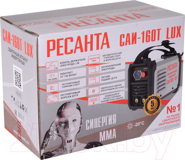 Изображение товара Инвертор сварочный Ресанта САИ-160Т Lux (65/69)