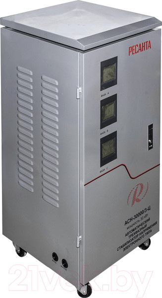 Изображение товара Стабилизатор напряжения Ресанта АСН-30 000/3-Ц (63/4/18)