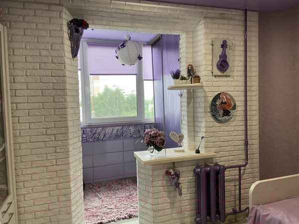 Изображение товара Декоративный камень гипсовый Petra Токио А01 (белый)