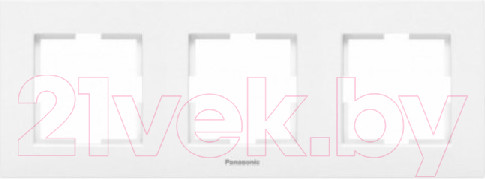 Изображение товара Рамка для выключателей и розеток Panasonic Karre Plus WKTF08032WH-BY