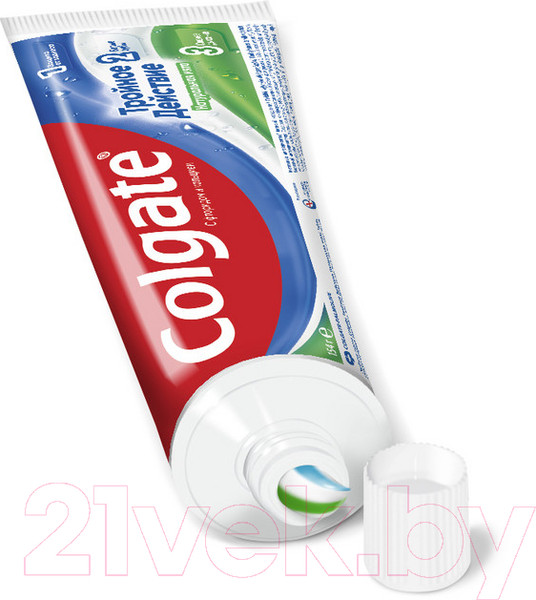 Изображение товара Набор зубных паст Colgate Тройное действие. Натуральная мята (4x100мл)