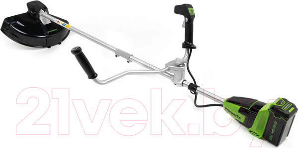 Изображение товара Триммер аккумуляторный Greenworks GD40BCB (2105707)
