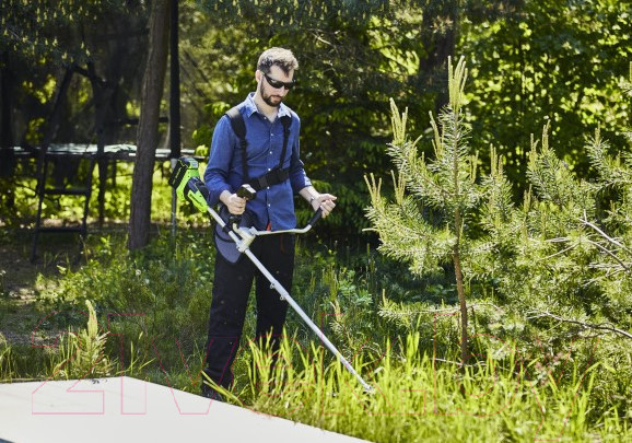 Изображение товара Триммер аккумуляторный Greenworks GD40BCB (2105707UB)