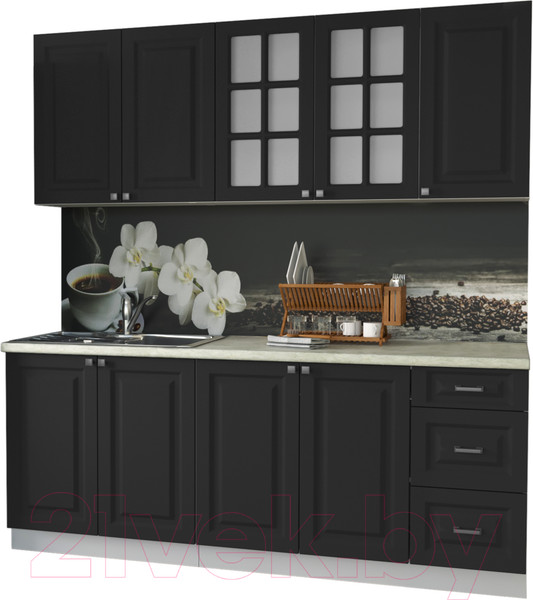 Изображение товара Кухонный гарнитур Интерлиния Мила Деко 2.0 А (пепел/опал светлый)