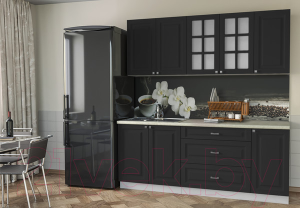 Изображение товара Кухонный гарнитур Интерлиния Мила Деко 2.0 Б (пепел/опал светлый)