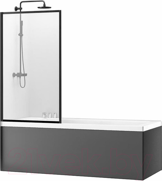 Изображение товара Стеклянная шторка для ванны REA Lagos 80 / REA-K7633