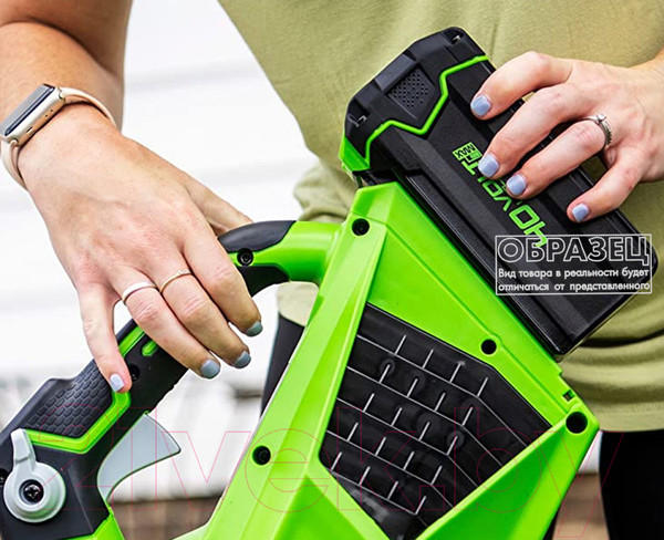 Изображение товара Аккумулятор для электроинструмента Greenworks G40USB2 40V 2Ач / 2939407 (с USB разъемом)