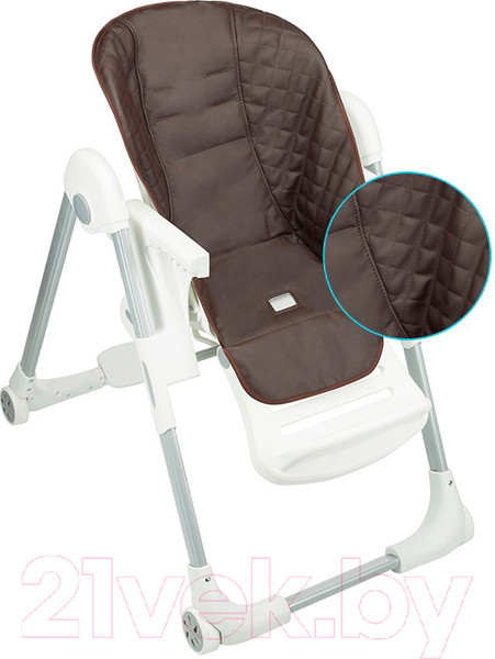 Изображение товара Вкладыш в стульчик для кормления Roxy-Kids RCL-013O (шоколад)