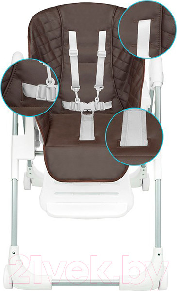 Изображение товара Вкладыш в стульчик для кормления Roxy-Kids RCL-013O (шоколад)