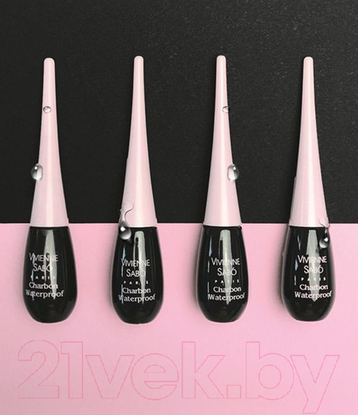 Изображение товара Подводка для глаз жидкая Vivienne Sabo Charbon водостойкая тон 01