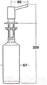 Изображение товара Дозатор встраиваемый в мойку Elleci ADI02300