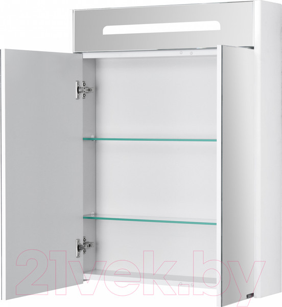 Изображение товара Шкаф с зеркалом для ванной Акватон Сильва 60 (1A216202SIW70)