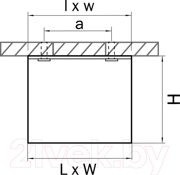 Изображение товара Точечный светильник Lightstar Monocco 212516