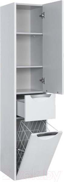 Изображение товара Шкаф-пенал для ванной Акватон Сильва 1A215603SIW7R (дуб полярный)