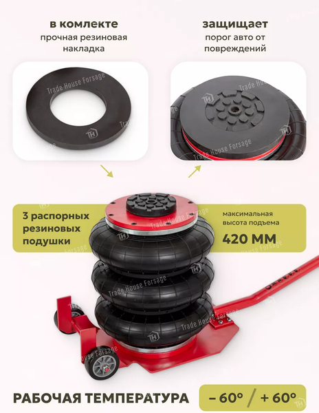 Изображение товара Подкатной домкрат RockForce YHQD-3WT-320A (47101)