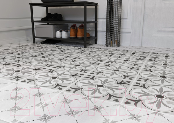 Изображение товара Плитка Cersanit Motley Мелкий Узор MO4A523D (298x298, светло-серый)