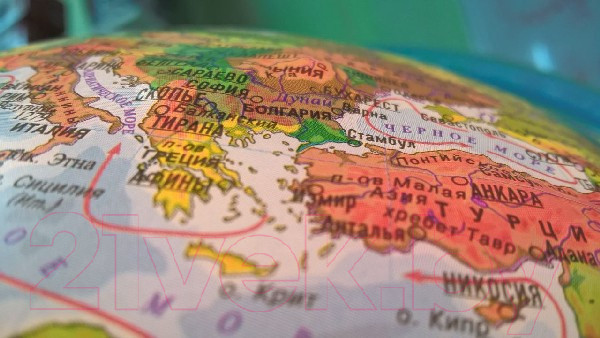 Изображение товара Глобус Globen Двойная карта рельефный с подсветкой / Ке022500195