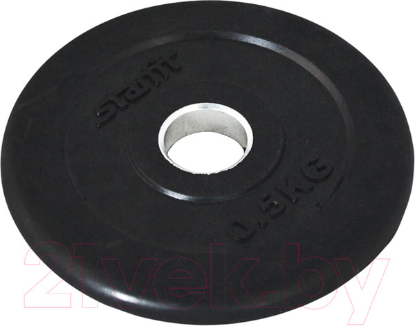 Изображение товара Диск для штанги Starfit BB-202 (0.5кг, черный)