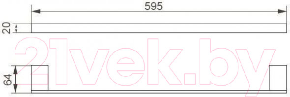 Изображение товара Держатель для полотенца Aquanet 5624