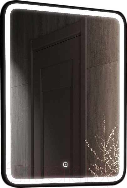 Изображение товара Зеркало Континент Enjoy Black Led 60x80