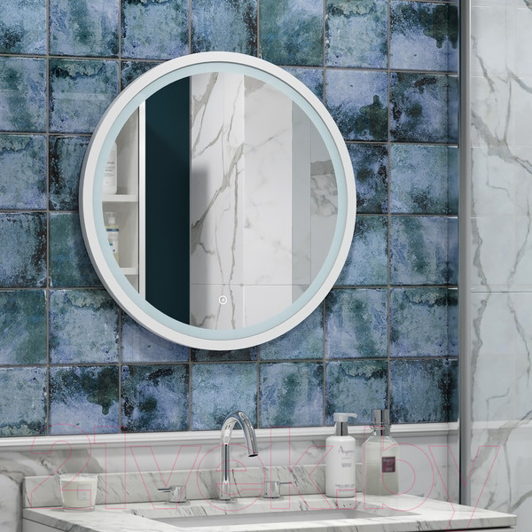 Изображение товара Зеркало Континент Style White Led D 60