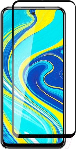 Изображение товара Защитное стекло для телефона Case Full Glue для Redmi Note 9 Pro/Redmi Note 9S (черный)