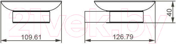 Изображение товара Мыльница Aquanet 5685MB