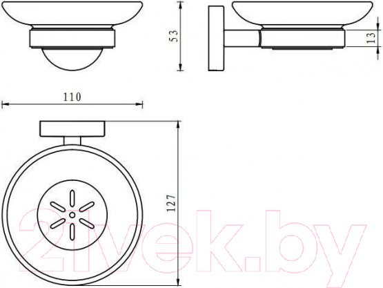 Изображение товара Мыльница Aquanet Flash R7