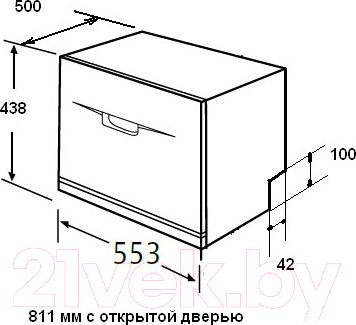 Изображение товара Посудомоечная машина Krona Veneta 55 TD WH / 00026383