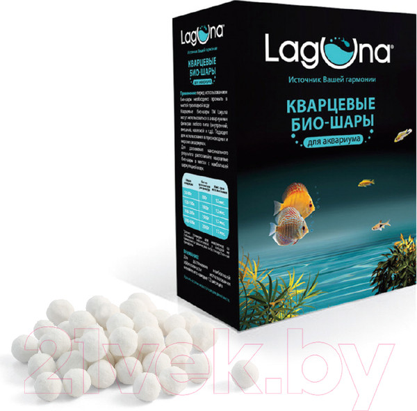 Изображение товара Наполнитель фильтра Laguna Био-шары кварцевые 30103 / 73814002 (500г)