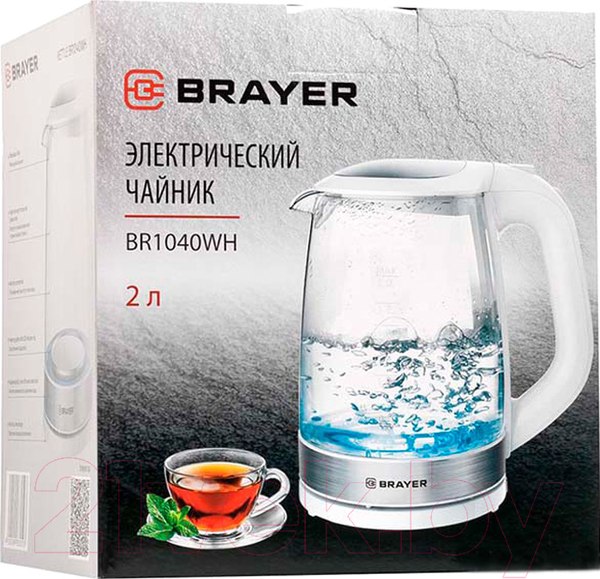 Изображение товара Электрочайник Brayer BR1040WH