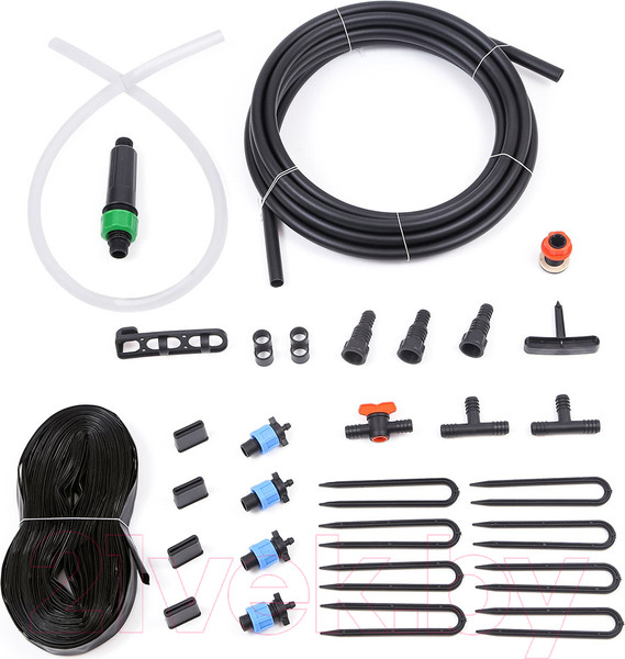 Изображение товара Система капельного полива Жук С эмиттерной лентой / 330665-00 (24м)