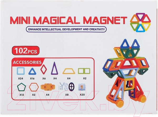 Изображение товара Конструктор магнитный Xinbida Мини-магический магнит / 3550063
