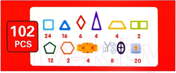 Изображение товара Конструктор магнитный Xinbida Мини-магический магнит / 3550063