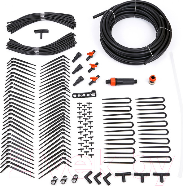 Изображение товара Система капельного полива Жук От емкости на 60 растений / 4718-00 (тепличный)