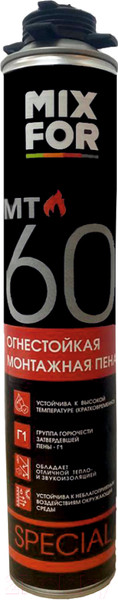 Изображение товара Пена монтажная Mixfor МТ-60 (750мл)