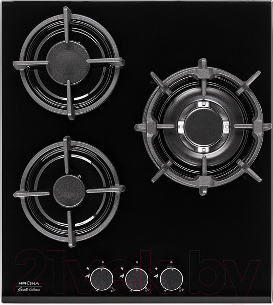 Изображение товара Комплект встраиваемой техники Krona Breve 45 BL + Fiero 45 BL