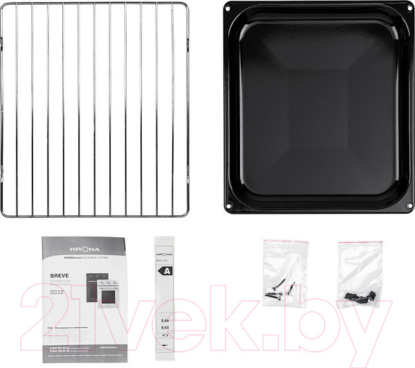 Изображение товара Комплект встраиваемой техники Krona Breve 45 BL + Ombra 45 BL