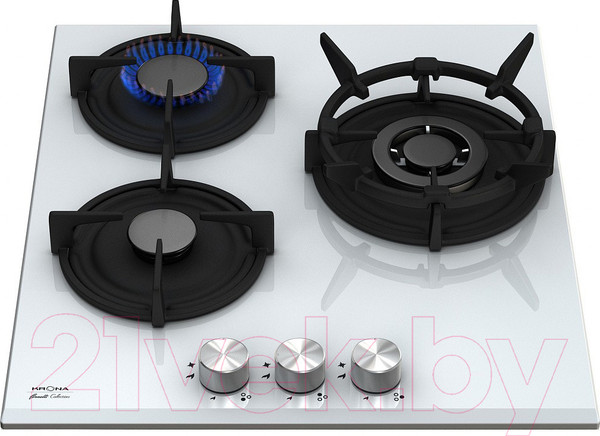 Изображение товара Комплект встраиваемой техники Krona Breve 45 WH + Fiero 45 WH