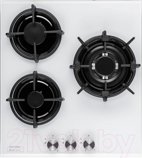 Изображение товара Комплект встраиваемой техники Krona Breve 45 WH + Fiero 45 WH