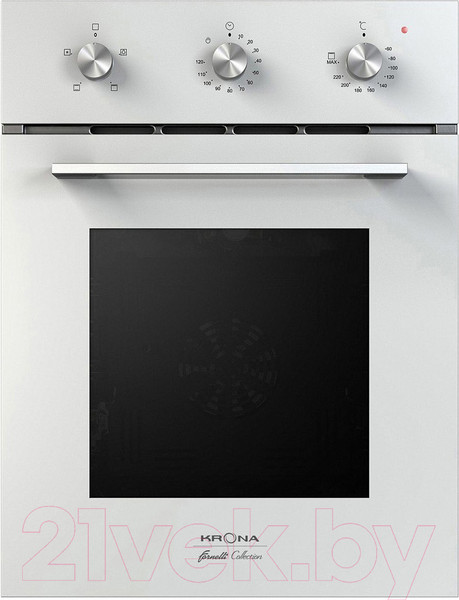 Изображение товара Комплект встраиваемой техники Krona Breve 45 WH + Fiero 45 BL