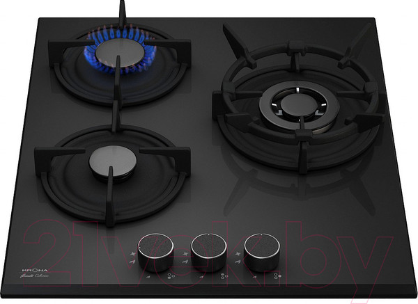 Изображение товара Комплект встраиваемой техники Krona Breve 45 WH + Fiero 45 BL