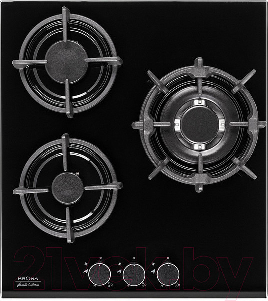 Изображение товара Комплект встраиваемой техники Krona Breve 45 WH + Fiero 45 BL