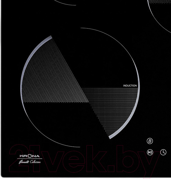 Изображение товара Комплект встраиваемой техники Krona Breve 45 WH + Ombra 45 BL