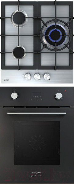 Изображение товара Комплект встраиваемой техники Krona Sonata 45 BL + Tordo 45 IX